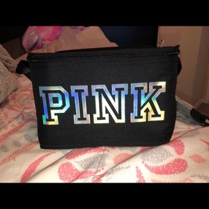 PINK cooler with coozie